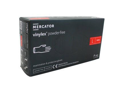 Vinylové rukavice MERCATOR L 100ks