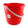Vedro okrúhle, plastové – červené 12l