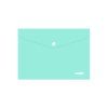 Obal s patentkou PP/A5 Pastel - zelený