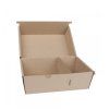 Burger Box hnedý 2-dielny 200x130x110 mm - 50ks