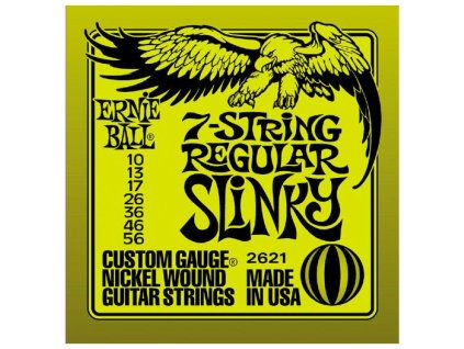 Ernie Ball 2621 pro 7 strunnou kytaru 10/56