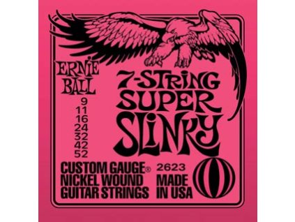 Ernie Ball 2623 pro 7 strunnou kytaru 9/52