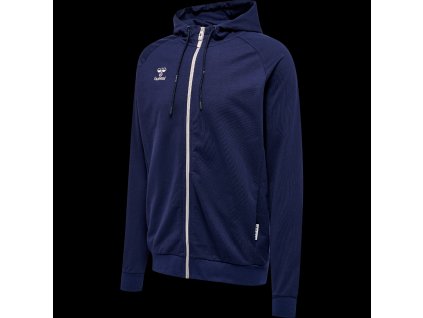 HUMMEL 215007 - Mikina hmlMOVE GRID COTTON ZIP HOODIE