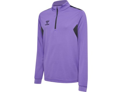 HUMMEL 219974 - Mikina hmlAUTHENTIC HALF ZIP SWEAT KIDS