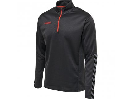 HUMMEL 204928- Mikina hmlAUTHENTIC KIDS HALF ZIP SWEATSHIRT