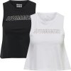 HUMMEL 214973 - Triko hmlTE CALI 2-PACK CROP COT TANKTOP