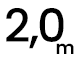 2 m
