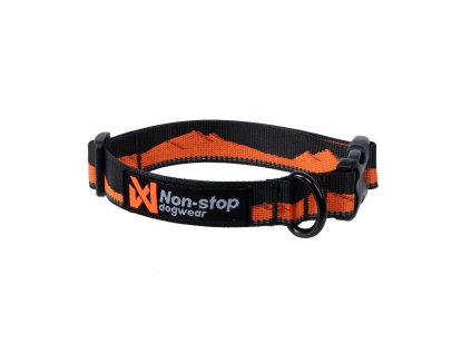 Trail quest collar black orange 01