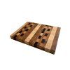 Hackblock aus Massivholz – Stirnholz Schneidebrett (40 × 30 × 4 cm)