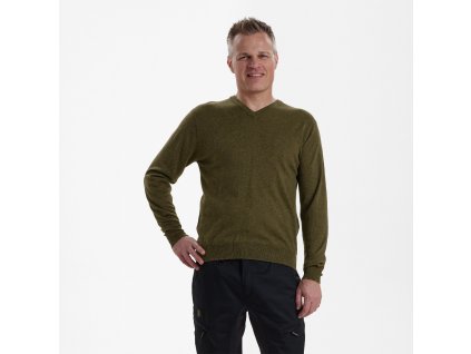 Kingstonský úplet s výstrihom do V (Veľkost XL)