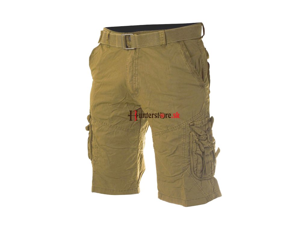 mil tec vintage kratke nohavice prewash coyote 1499