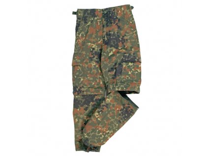 Nohavice detské US BDU ZIP-OFF flecktarn