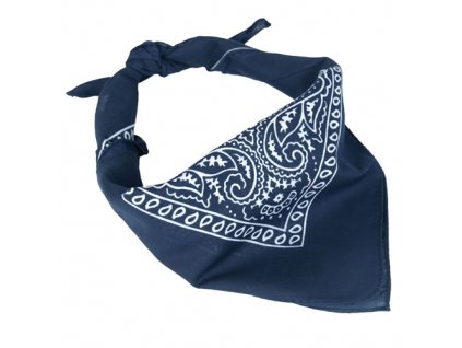 Šatka Western Bandana - modrá