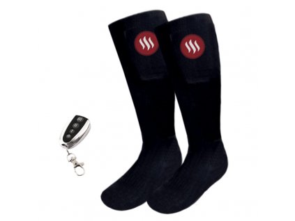 Vyhrievané ponožky s diaľkovým ovládaním, veľkosť: M (5-7,5), L (8-11)