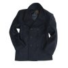 us pea coat navy tmavo modry