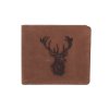 Kožená peňaženka - jelenia hlavad1