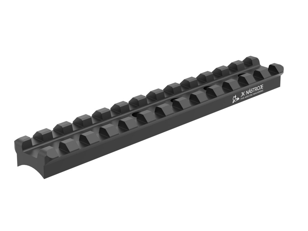 weaver picatinny lista pro kulovnice bergara b 13 delka 135 mm odlehcena ocelova