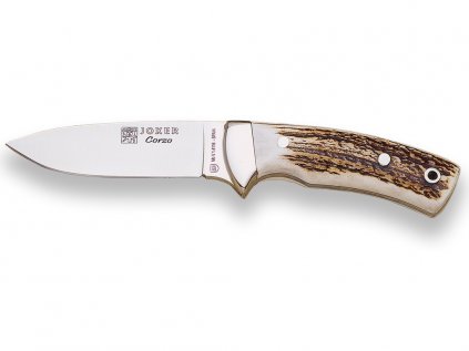 CC 23 joker 10 cm full tang stainless steel blade stag deer antler scales outdoor knife37