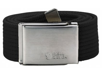 Pásek Canvas Belt Fjällräven - Black