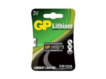 Foto lithiová baterie GP CR123A pro noční vidění