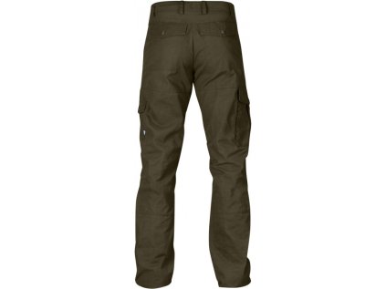 Kalhoty Karl Winter Trousers Fjällräven - Dark Olive