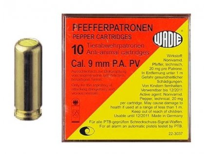 Nábojka Wadie 9mm P.A. PV 80mg