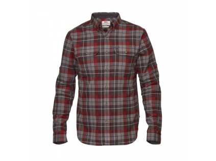 Košile Fjällräven singi heavy flannel shirt - Dark Grey, velikost XXL