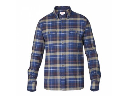 Košile Fjällräven singi heavy flannel shirt - Navy, velikost XXL