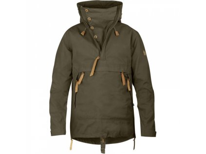 Odolná bunda s kapucí FJÄLLRAVEN BUNDA ANORAK No. 8 Dark Olive