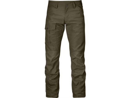 Kalhoty Nils Trousers Fjällräven - Dark Olive vel. 54