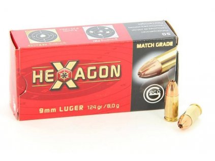 Geco 9mm Luger Hexagon 124 gr/8g