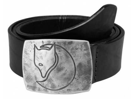 Kožený pásek Murena Silver Belt Fjällräven - Leather Black