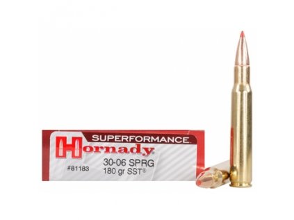 naboj kulovy hornady superformance 30 06 sprg 180gr sst