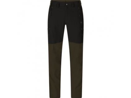Kalhoty Seeland Outdoor stretch, barva: zelená/černá, velikost: 52