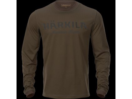Triko s dlouhým rukávem Härkila, Mountain Hunter L/S, barva: zelená, velikost: M