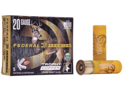 Náboj brokový Federal, Premium Vital Shok, 20/70mm, 275GR, Copper Sabot Slug