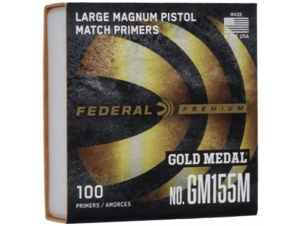 Zápalka Federal Gold Medal, #GM155M, velká pistolová magnum Match