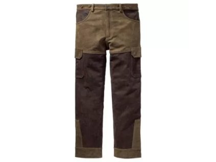 Kožené kalhoty Carl Mayer, vel.: 46, hnědé
