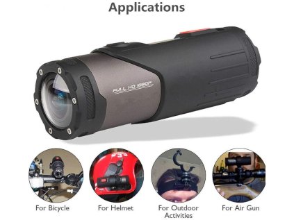 Kamera Zstar, HD720P Sport, vodotěsná, nárazuvzdorná, pro montáž na zbraně