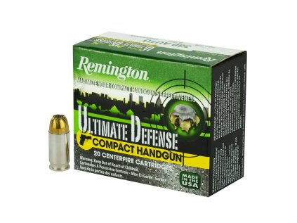 Náboj kulový Remington, Ultimate Defense, 9mm Br., 102 GR (6,6g), BJHP