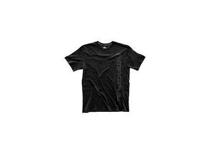 Tričko Magpul, Fine Cotton, logo vertikálně, vel.: XL, černé