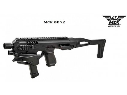 Micro konverze CAA, Model: MCK 2.0, pro pistole Taurus, se sklopnou pažbou, černá