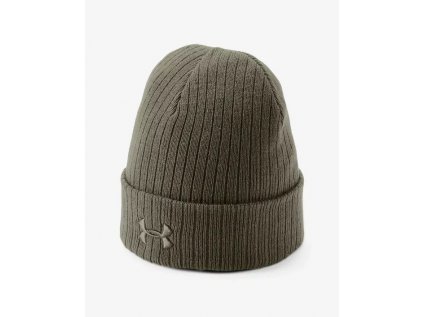 Čepice Under Armour Tac Stealth Beanie 2.0, barva: zelená, velikost: univerzální