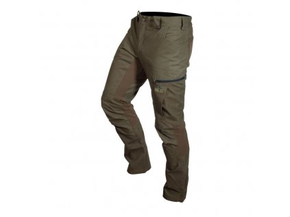 Kalhoty HART, Fielder-T, vel.: 50, barva: hnědo-zelená