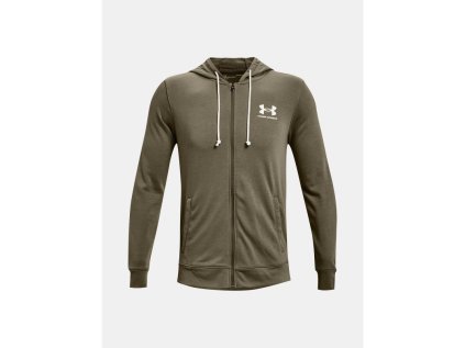 Mikina Under Armour UA Rival Terry LC FZ, velikost: L, barva: zelená