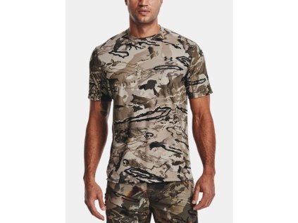 Tričko Under Armour, UA Iso-Chill Brushline SS-MIS, velikost: S, barva: kamufláž