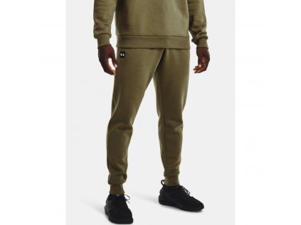 Tepláky Under Armour, UA Rival Fleece Joggers-GRN, velikost: M, barva: zelená