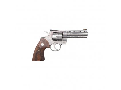Revolver Colt, Model: Python Custom Shop, Ráže: .357 Mag., hl.: 4,25", nerez s rytinou