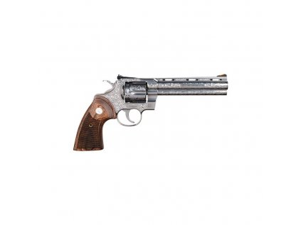 Revolver Colt, Model: Python Custom Shop, Ráže: .357 Mag., hl.: 6", nerez s rytinou