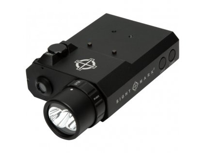 Svítilna s laserem Sightmark, LoPro Combo, s viditelným i IR zeleným laserem, černá